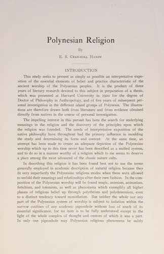 Polynesian religion