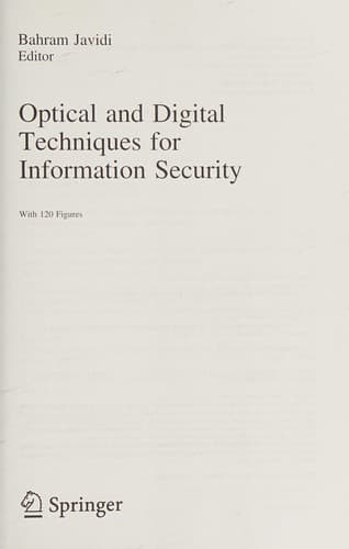 Optical and digital techniques for information security