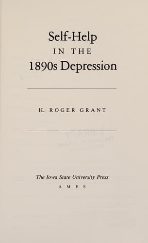 Self-help in the 1890s depression